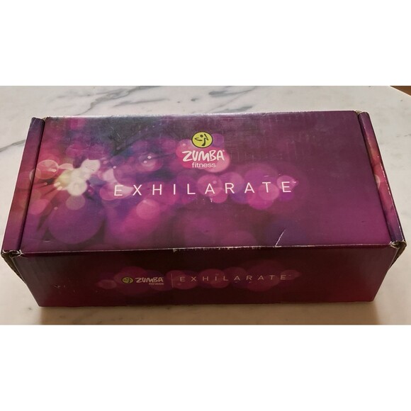 Zumba Fitness Exhilarate Body Shaping System w/ 2 Toning Sticks 5 Discs & Guide - Picture 1 of 16